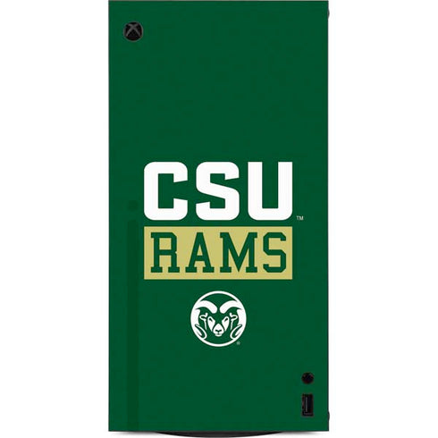Colorado State University CSU Rams XBox Series X Digital Edition Console Skin
